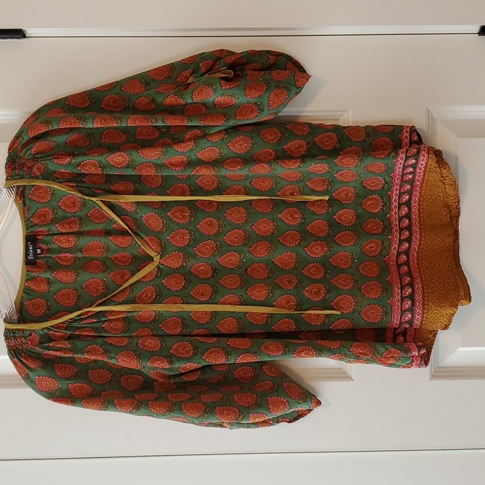 Tolani silk blouse